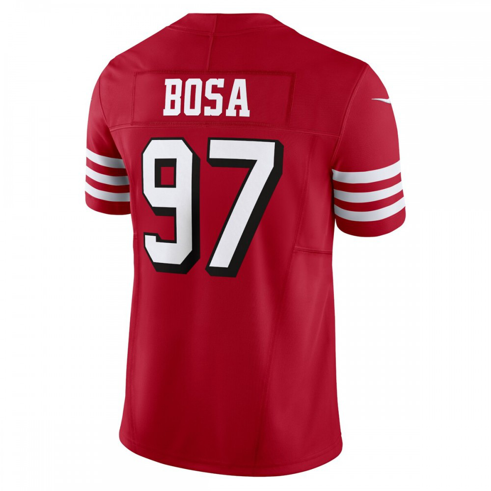 Nick Bosa San Francisco 49ers Nike Vapor F.U.S.E. Limited Alternate 1 Jersey - Scarlet-GridironStore